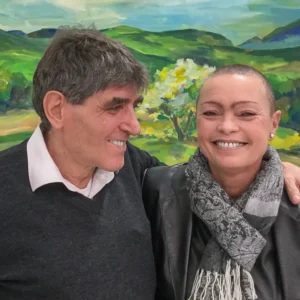 Edith Fingernagel und Peter Kleinhans im Kunstsalon HG4